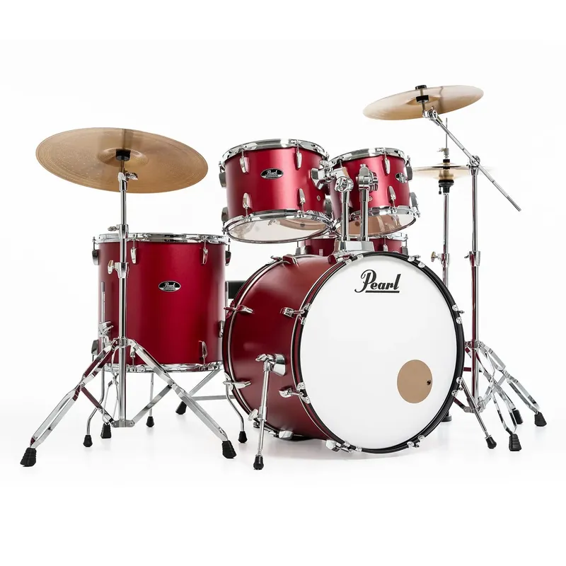 PEARL Roadshow Plus Batterie 20"/5pcs Matte Red Commander Vite