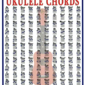 Walrus Music Publishing L&M Custom Ukulele Chord Chart - Laminated Produit De Marque