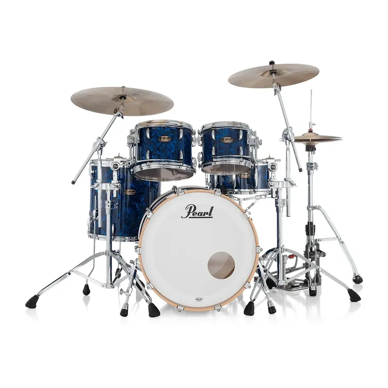 Offre Spéciale PEARL Masters Maple Gum Batterie 22"/4pcs Blue Abalone