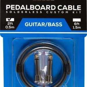 BOSS Solderless Pedalboard Cable Kit w/2 Connectors, 2 ft Cable Nouveauté
