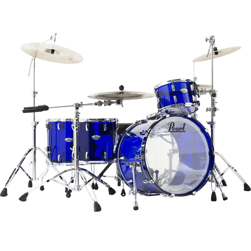 PEARL Crystal Beat FBatterie 22"/4pcs Blue Sapphire Bon Marché