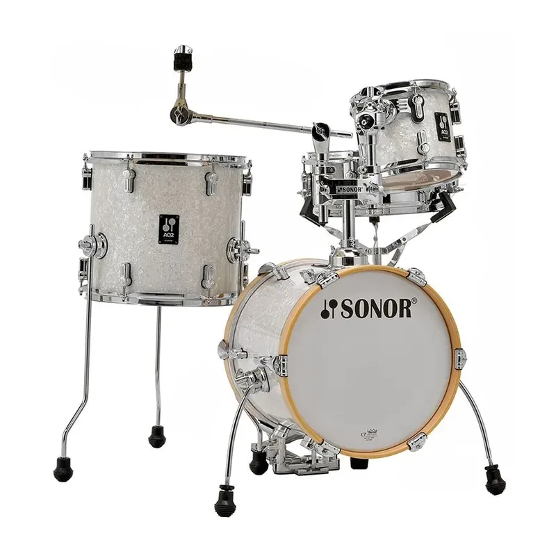 Pas Cher SONOR AQ2 Martini Batterie 14"/4pcs White Pearl