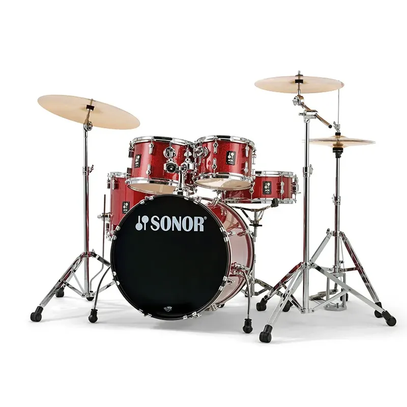 SONOR AQX Batterie 20"/5pcs Red Moon Sparkle Certifié