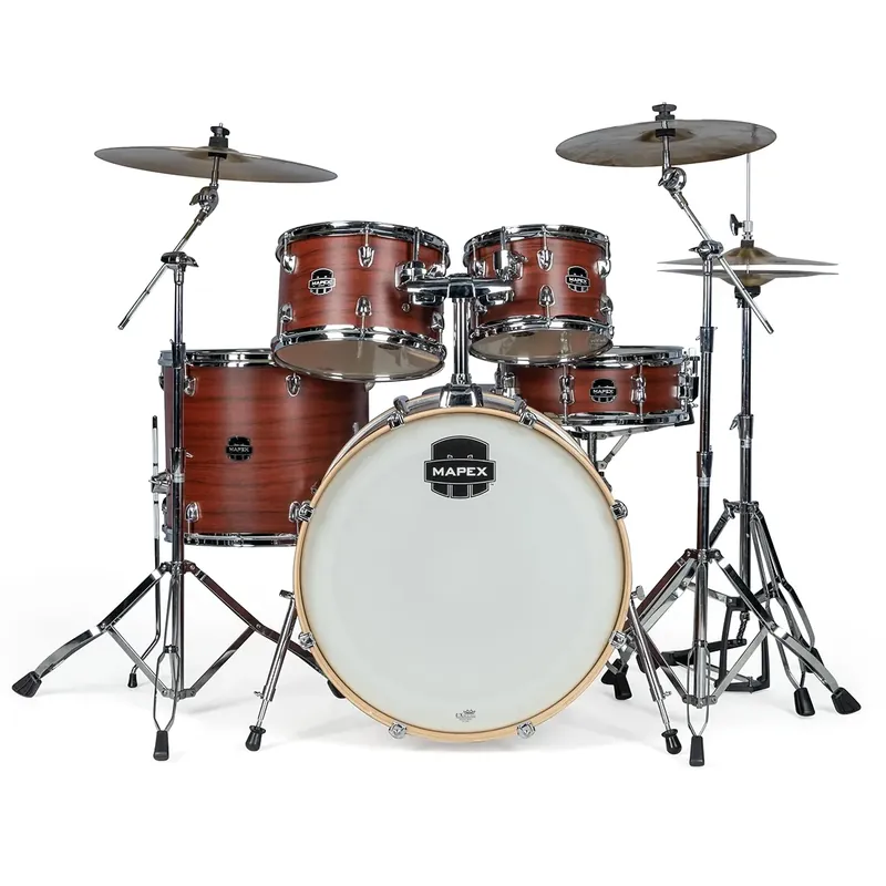 MAPEX Venus Batterie 22"/5pcs Redwood, Limited Edition + Cymbales Expédié Aujourd'hui