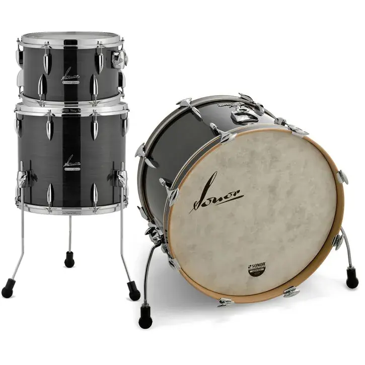 Super Prix SONOR Vintage Batterie 20"/3pcs Vintage Black Slate, No Mount