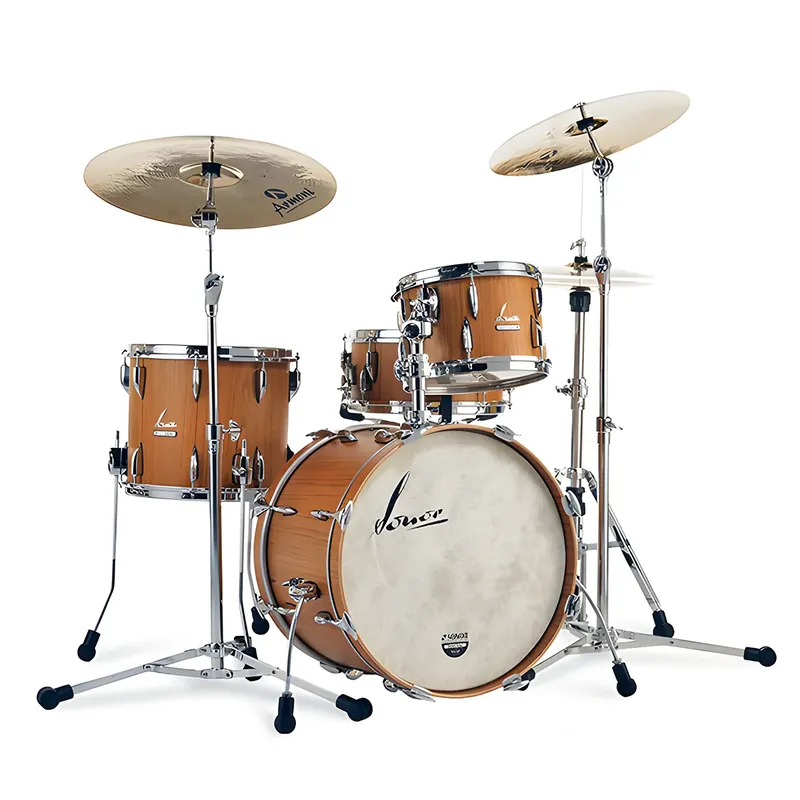 SONOR Vintage Batterie 20"/3pcs Teak Semi Glass, Mount Nouveauté