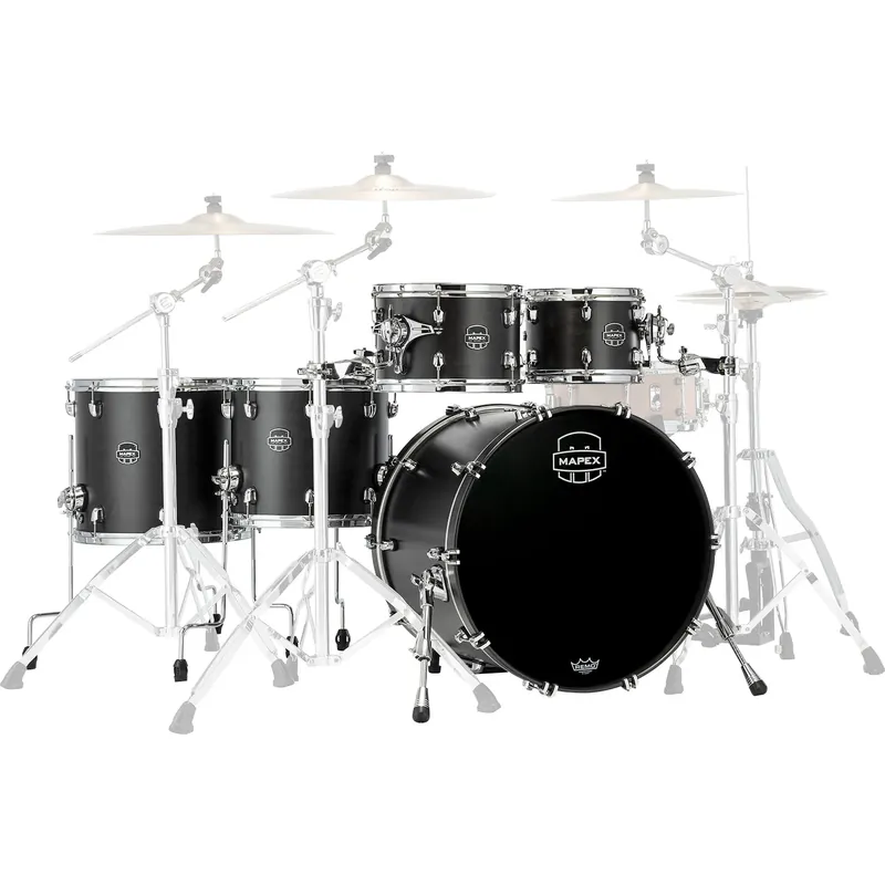 MAPEX Saturn V Batterie 22"/5pcs Satin Black Prix Réduit