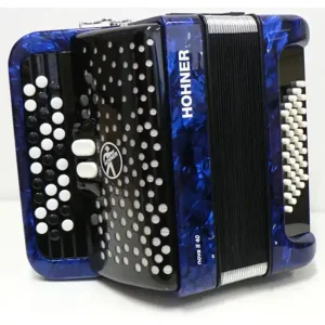 Offre Spéciale HOHNER NOVA II 40 BASSES BLEU ACCORDEON CHROMATIQUE BOUTON + HOUSSE