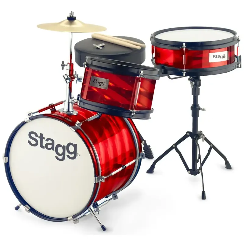 STAGG Junior 12"/3pcs Red Remise