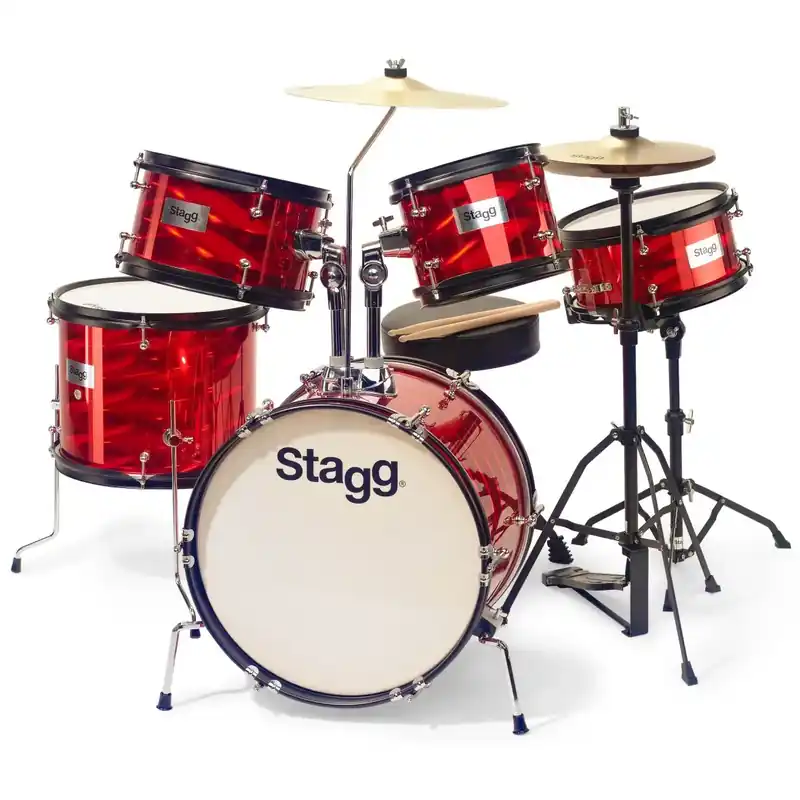 Commander Vite STAGG Junior Batterie 16"/5pcs Red