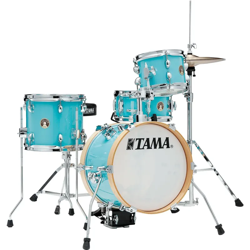 Promotion TAMA Club-JAM Flyer Kit Batterie 14"/4pcs + Hardware Aqua Blue