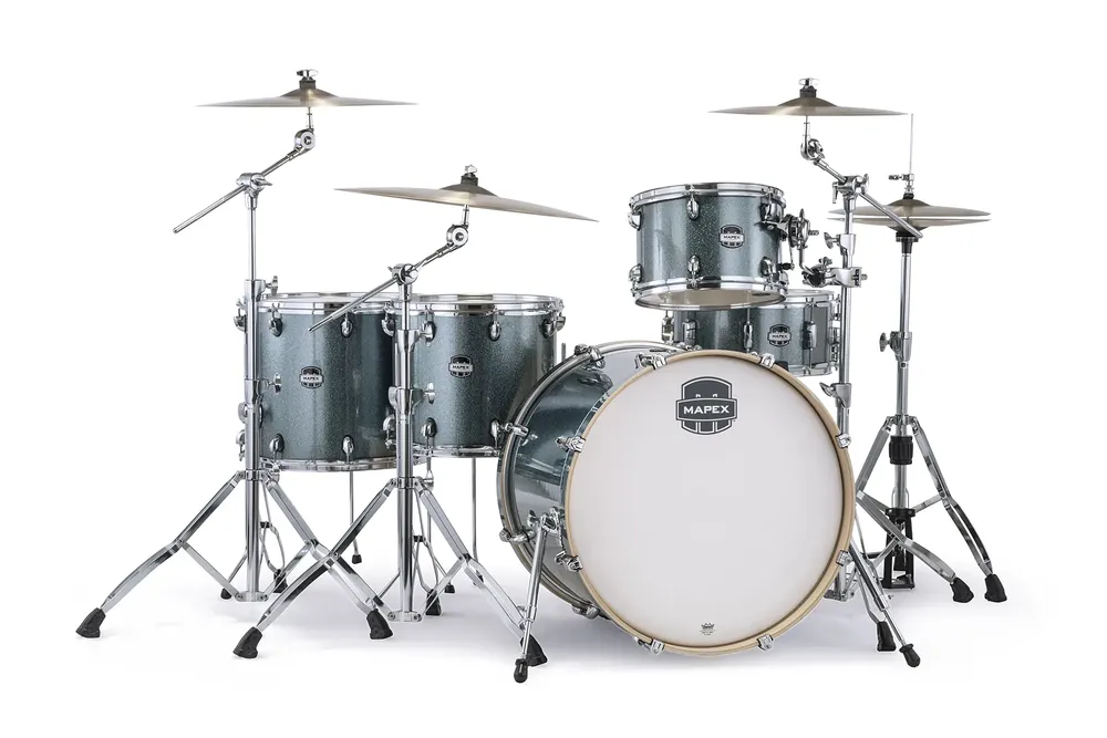 Expédition Rapide MAPEX Mars Birch Studio Batterie 22"/5pcs Twilight Sparkle, No Mount