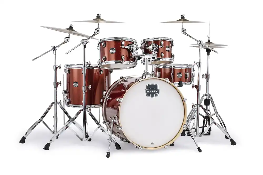 MAPEX Mars Birch Batterie 22"/5pcs Blood Orange Sparkle Offre Spéciale