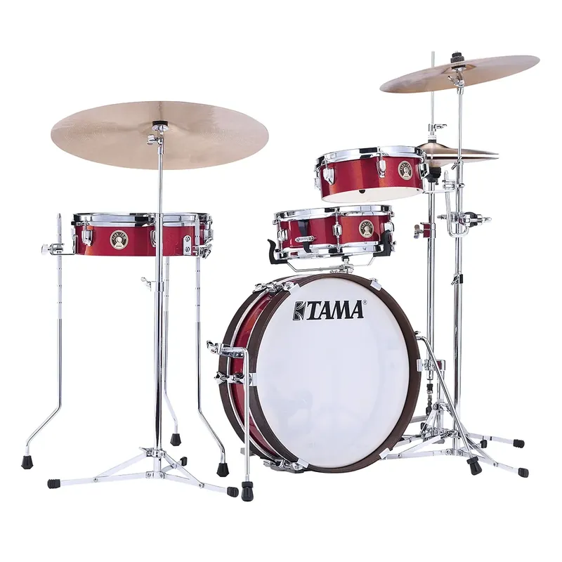 Nouvelle Collection TAMA Club-JAM Pancake Kit Batterie 18"/4pcs Burnt Red Mist