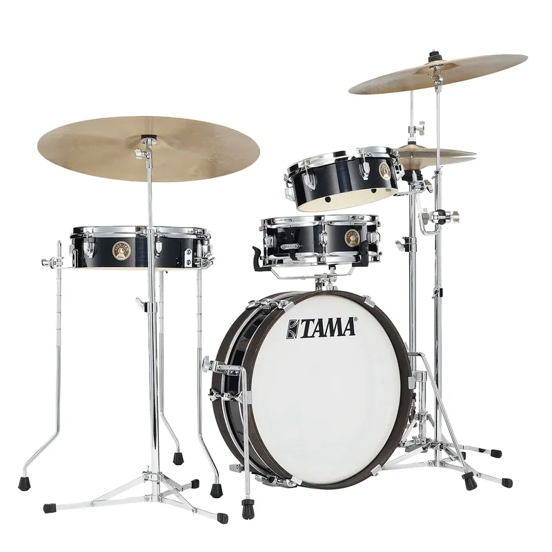 TAMA Club-JAM Pancake Kit Batterie 18"/4pcs Hairline Black Dernière Chance