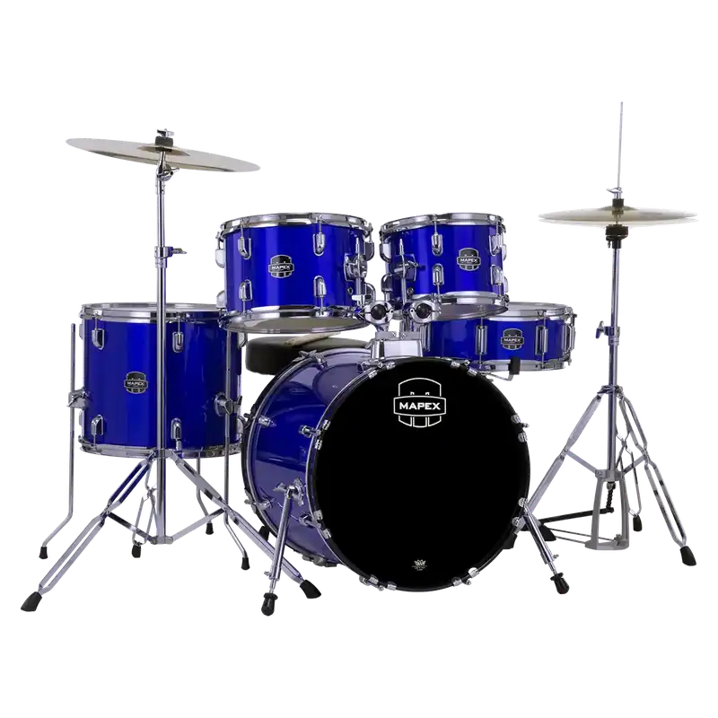 MAPEX Comet Batterie 18"/5pcs Indigo Blue Usine Directe