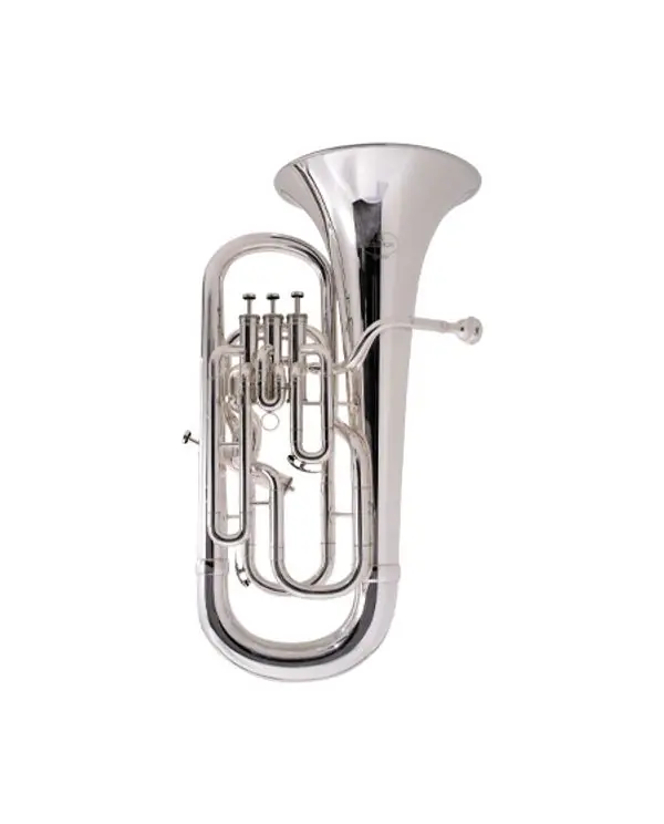 BESSON BE165 EUPHONIUM ETUDE SIB 4 PISTONS ARGENTE + ETUI Achetez Aujourd'hui