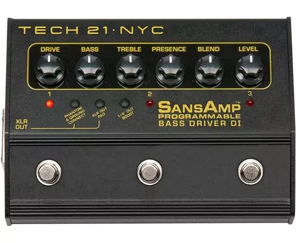 SANSAMP PROGRAMMABLE BASS DRIVER DI Jusqu'à Épuisement Des Stocks