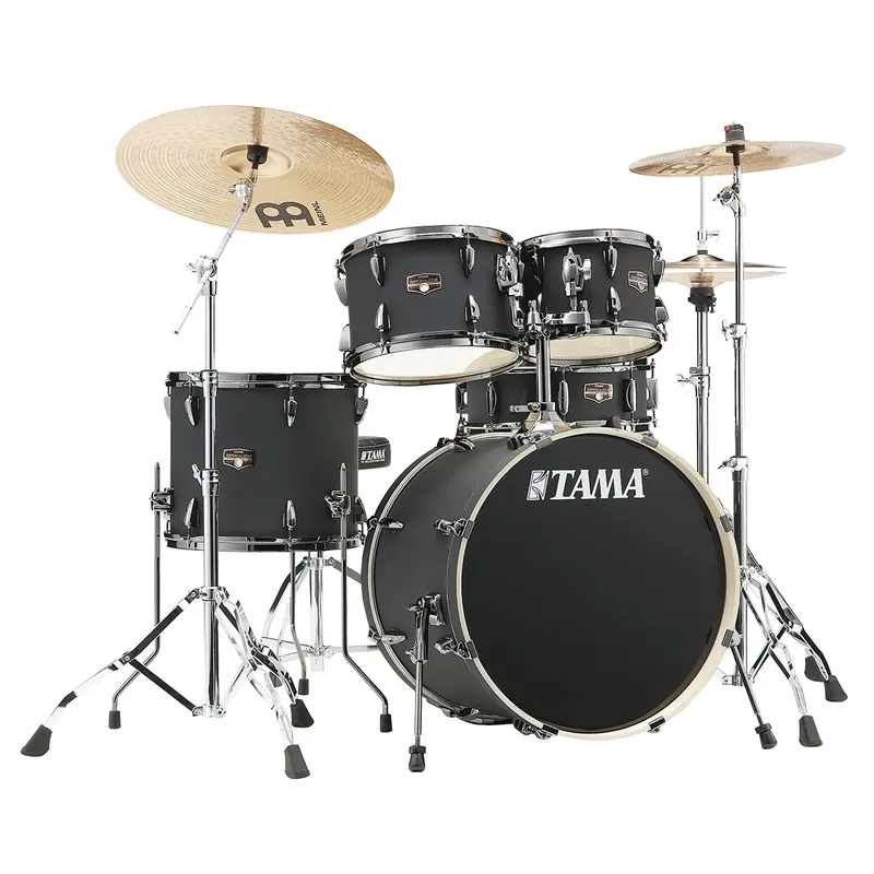 Prix Réduit TAMA Imperialstar Batterie 20"/5pcs Blacked Out Wrap