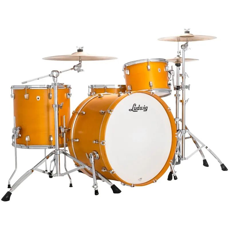 Expédition Rapide LUDWIG Neusonic Batterie 24"/3pcs Pro Beat Satin Golden Slumbers