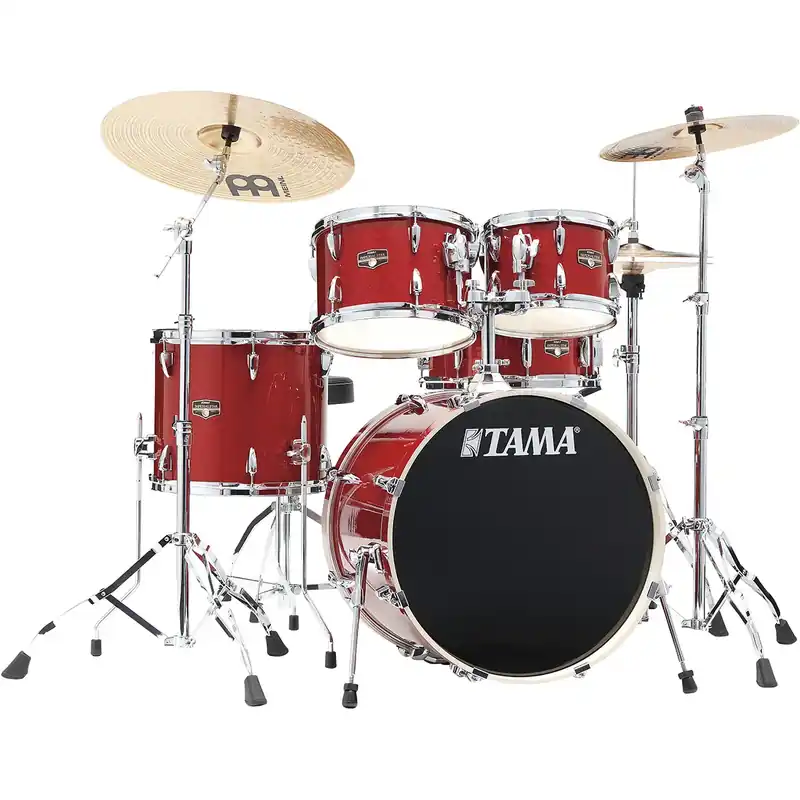 Authentique TAMA Imperialstar Batterie 20"/5pcs Burnt Red Mist