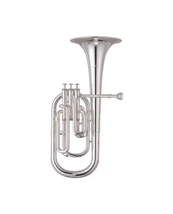 YAMAHA YAH 203S SAXHORN ALTO MIB 3 pistons argentée +étui &emb. Marque