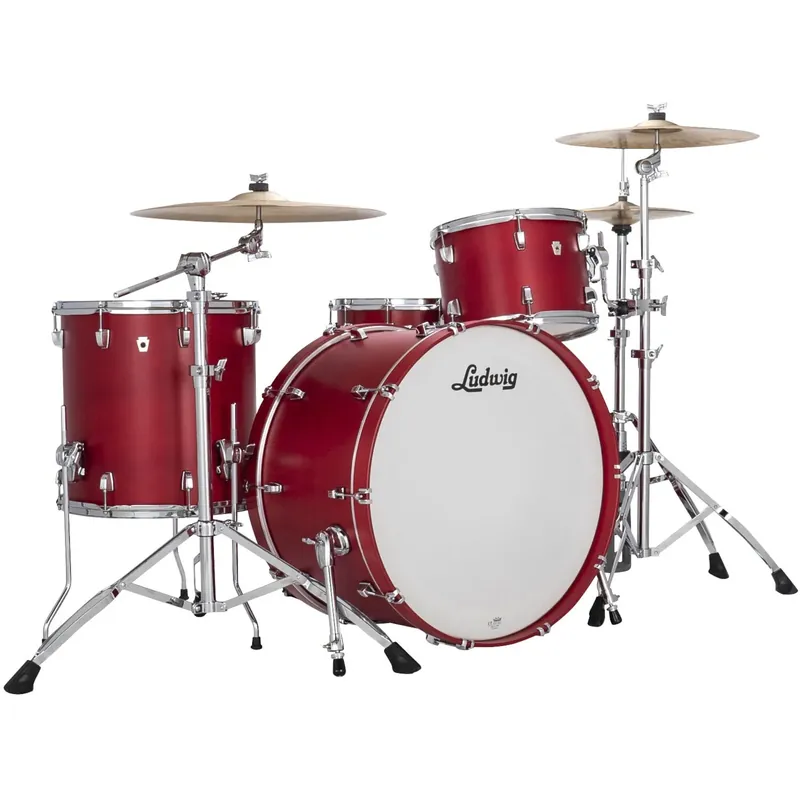 Réduction LUDWIG Neusonic Batterie 24"/3pcs Pro Beat Satin Diablo Red