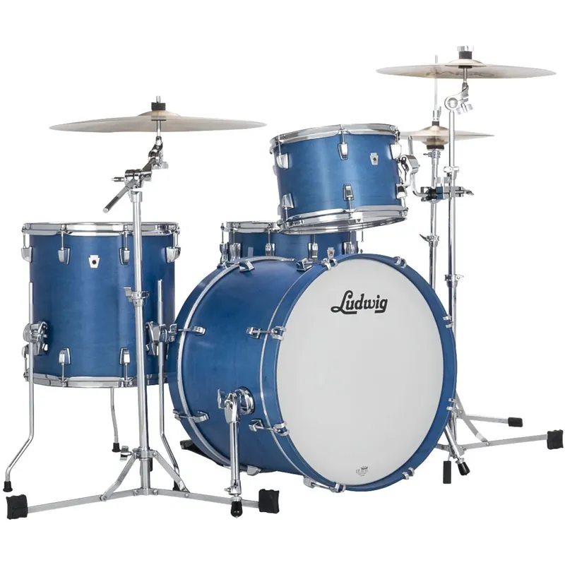 Offre Limitée LUDWIG Neusonic Batterie 20"/3pcs Downbeat Satin Royal Blue