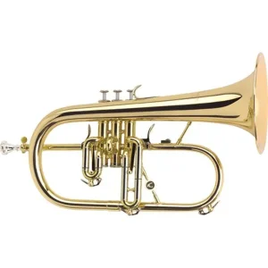 Satisfait Ou Remboursé COURTOIS AC155 BUGLE PROFESSIONNEL SIB VERNI AVEC ETUI SOFT LUXE