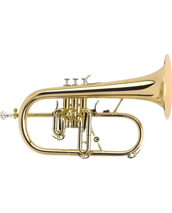 Satisfait Ou Remboursé COURTOIS AC155 BUGLE PROFESSIONNEL SIB VERNI AVEC ETUI SOFT LUXE