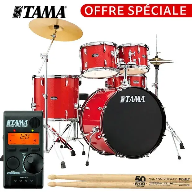 Jusqu'à Épuisement Des Stocks TAMA Stagestar Batterie 22"/5pcs Candy Red Sparkle