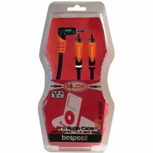 Offre Exclusive BESPECO SLYMPR300 CABLE 1 JACK STEREO DIAM. 3.5mm 90°/2 CINCH MALE-3m