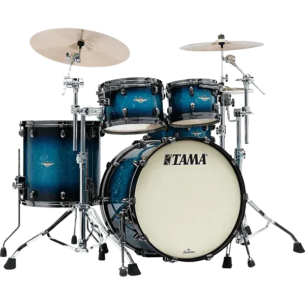 TAMA Starclassic Maple Batterie 22"/4pcs Molten Electric Blue Chrome Affaire À Saisir