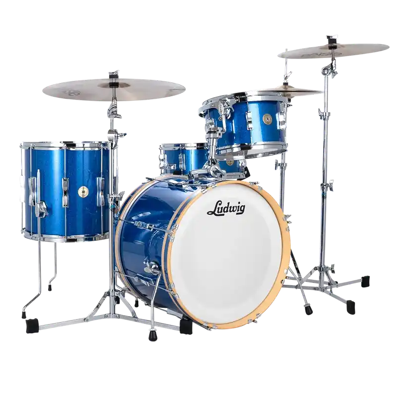LUDWIG Continental Club Series Batterie 20"/4pcs Blue Sparkle Prix Bas