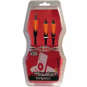 BESPECO SLYMSR300 CABLE 1 JACK STEREO DIAM. 3.5mm / 2 CINCH MALE - 3m Prix Bas
