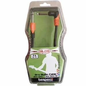 Réduction BESPECO SLPJ300 CABLE JACK MONO/JACK MONO 90° 3m