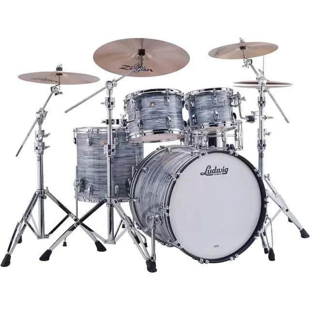 LUDWIG Classic Maple Batterie 22"/4pcs Blue Oyster Expédié Aujourd'hui
