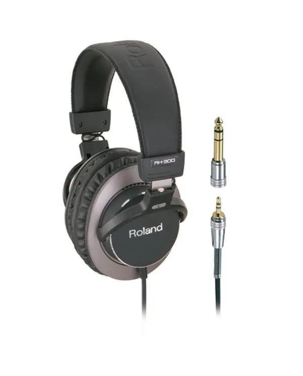 ROLAND RH-300 CASQUE ECOUTE STEREO CORPS ALUMINIUM Expédié Aujourd'hui