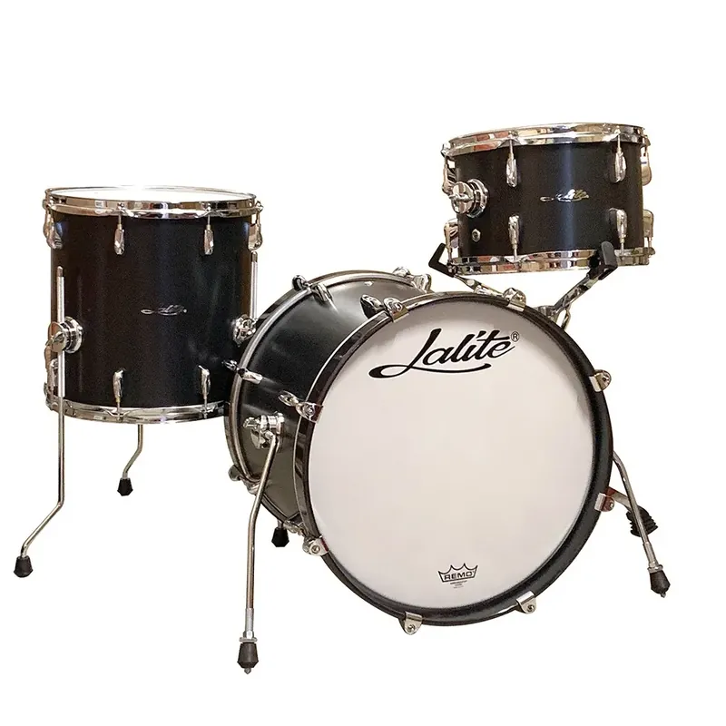 LALITE Romane Series Batterie 18"/3pcs Black Satin Maple Petit Prix