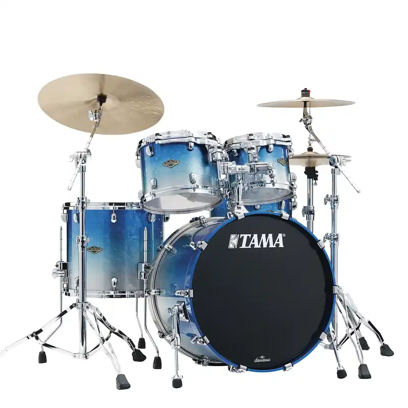 Populaire TAMA Starclassic Walnut/Birch Batterie 22"/4pcs Molten Blue Ice Fade