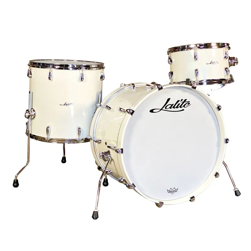 LALITE Lela Series Batterie 22"/3pcs White Sparkle Finish Affaire À Saisir