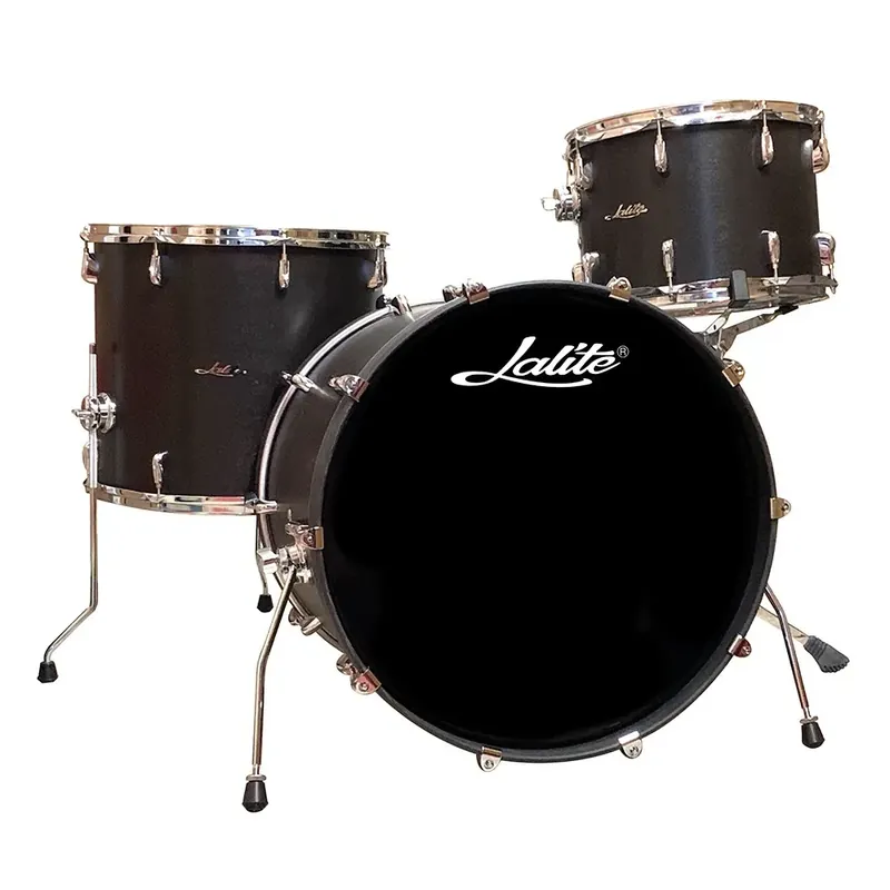 LALITE Lela Series Batterie 22"/3pcs Matt Black Finish Meilleur Choix