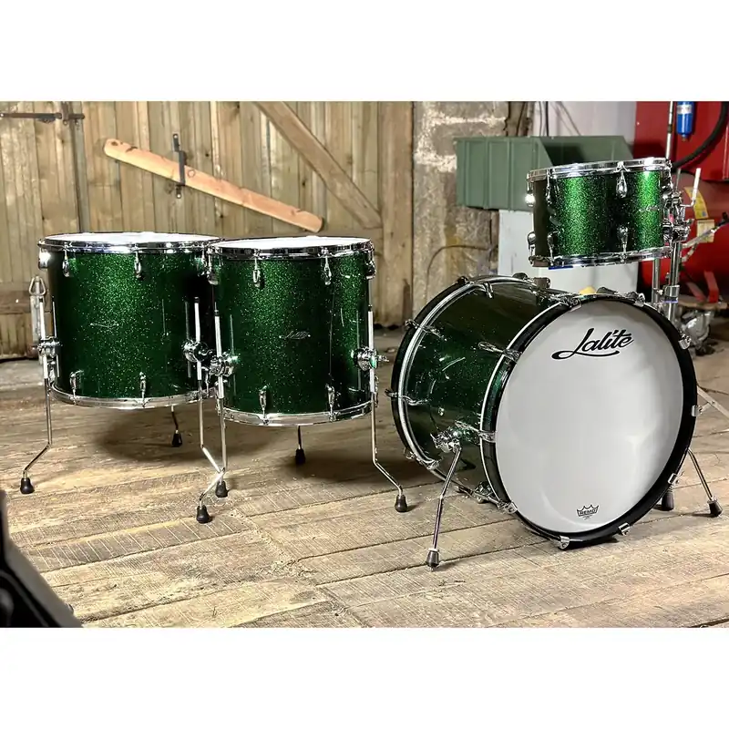 Offre Exclusive LALITE Erable Batterie 22"/4pcs Green Sparkle