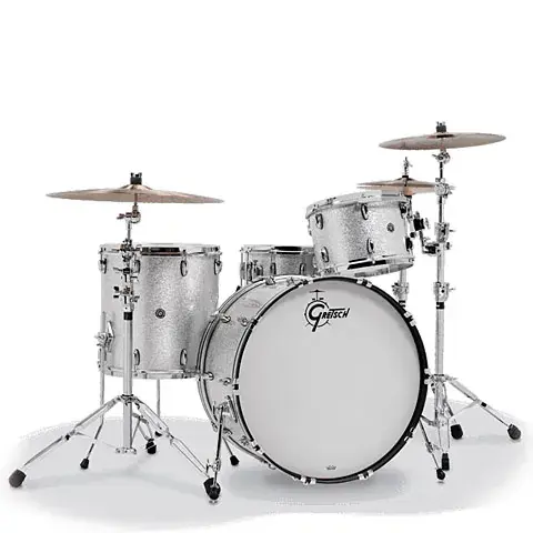 Remise GRETSCH USA Brooklyn Batterie 20"/3pcs Silver Sparkle