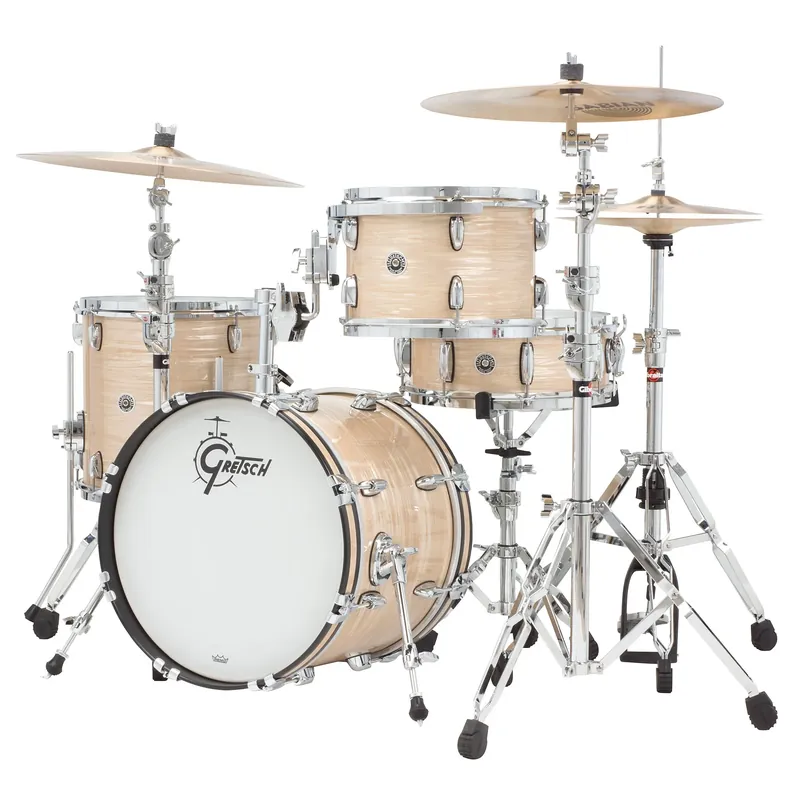 GRETSCH USA Brooklyn Batterie 18"/3pcs Cream Oyster Offre Du Jour