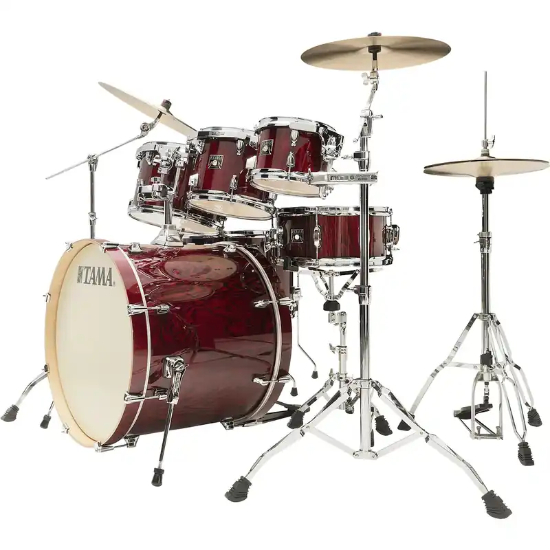 Prix Promo TAMA Superstar Classic Batterie 22"/7pcs Gloss Garnet Lacebark Pine