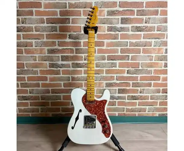 AMERICAN PRO II TELE THINLINE VINTAGE BLONDE + ETUI Top Vente