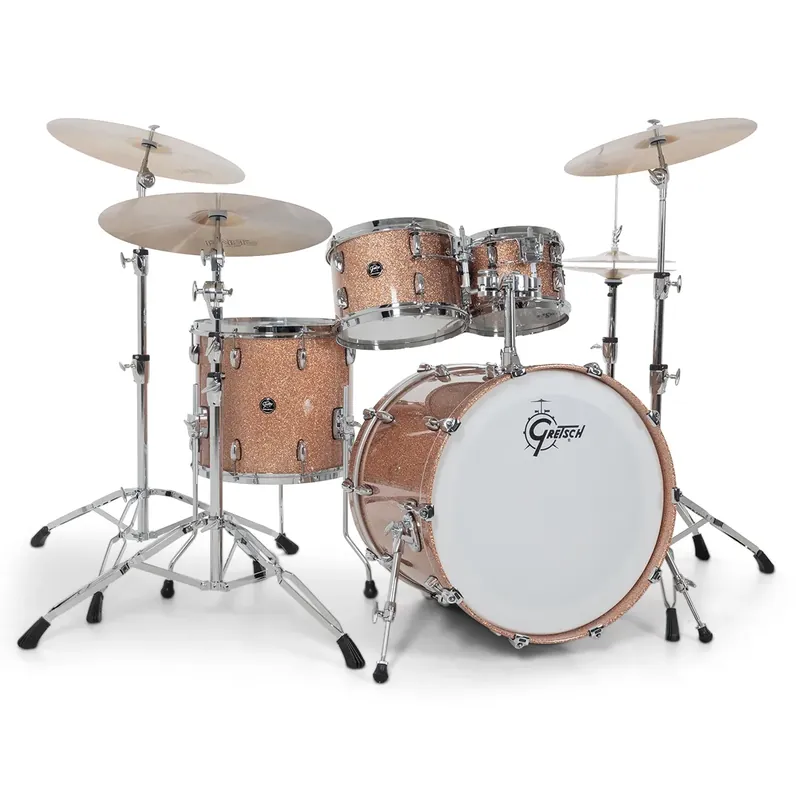 Quantité Limitée GRETSCH Renown Maple Batterie 22"/4pcs Champagne Sparkle