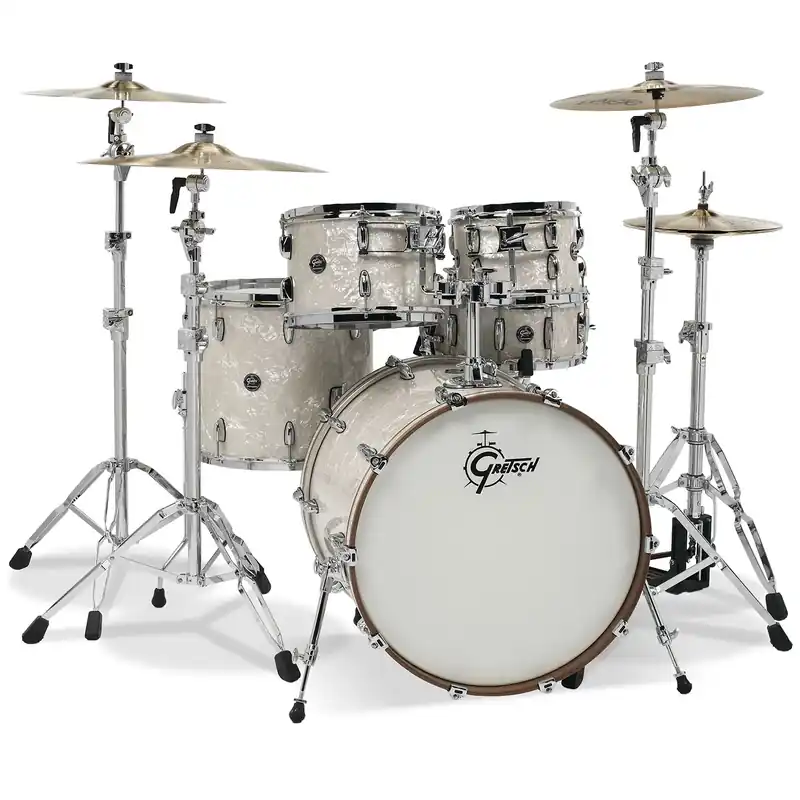 Jusqu'à Épuisement Des Stocks GRETSCH Renown Maple Batterie 22"/4pcs Vintage Pearl