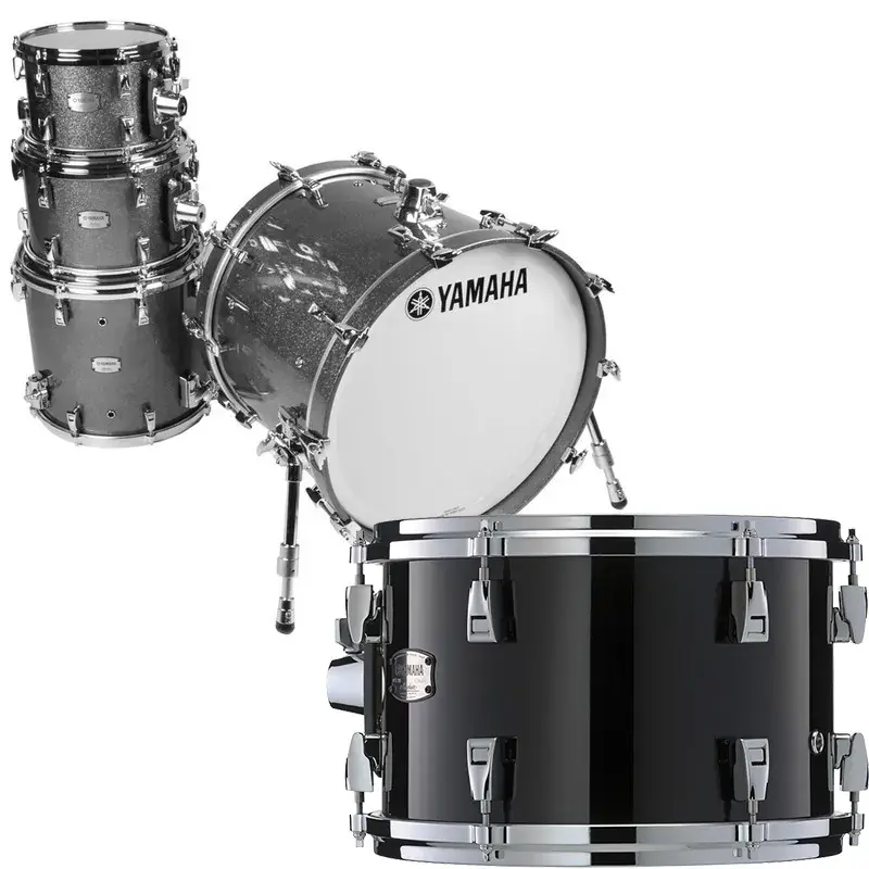 YAMAHA Absolute Hybrid Maple Batterie 18"/4Pcs Solid Black Achat Immédiat